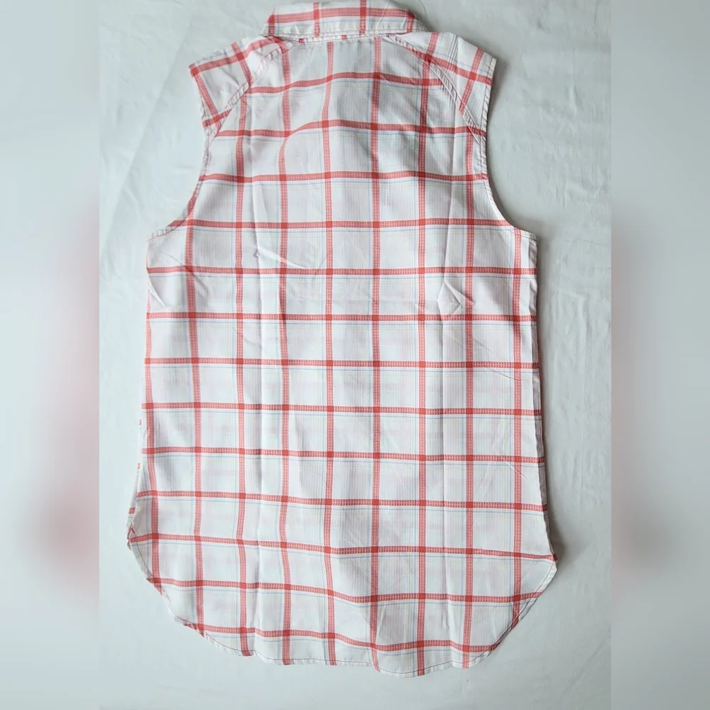COLUMBIA Anytime Lite Sleeveless Shirt - Pink Windowpane - Size S (NWT) - Picture 11 of 16
